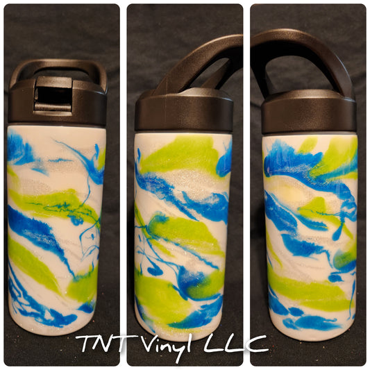 Blue & Green Epoxy Tumbler 15oz