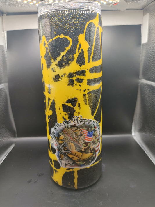 Home of the free because of the brave