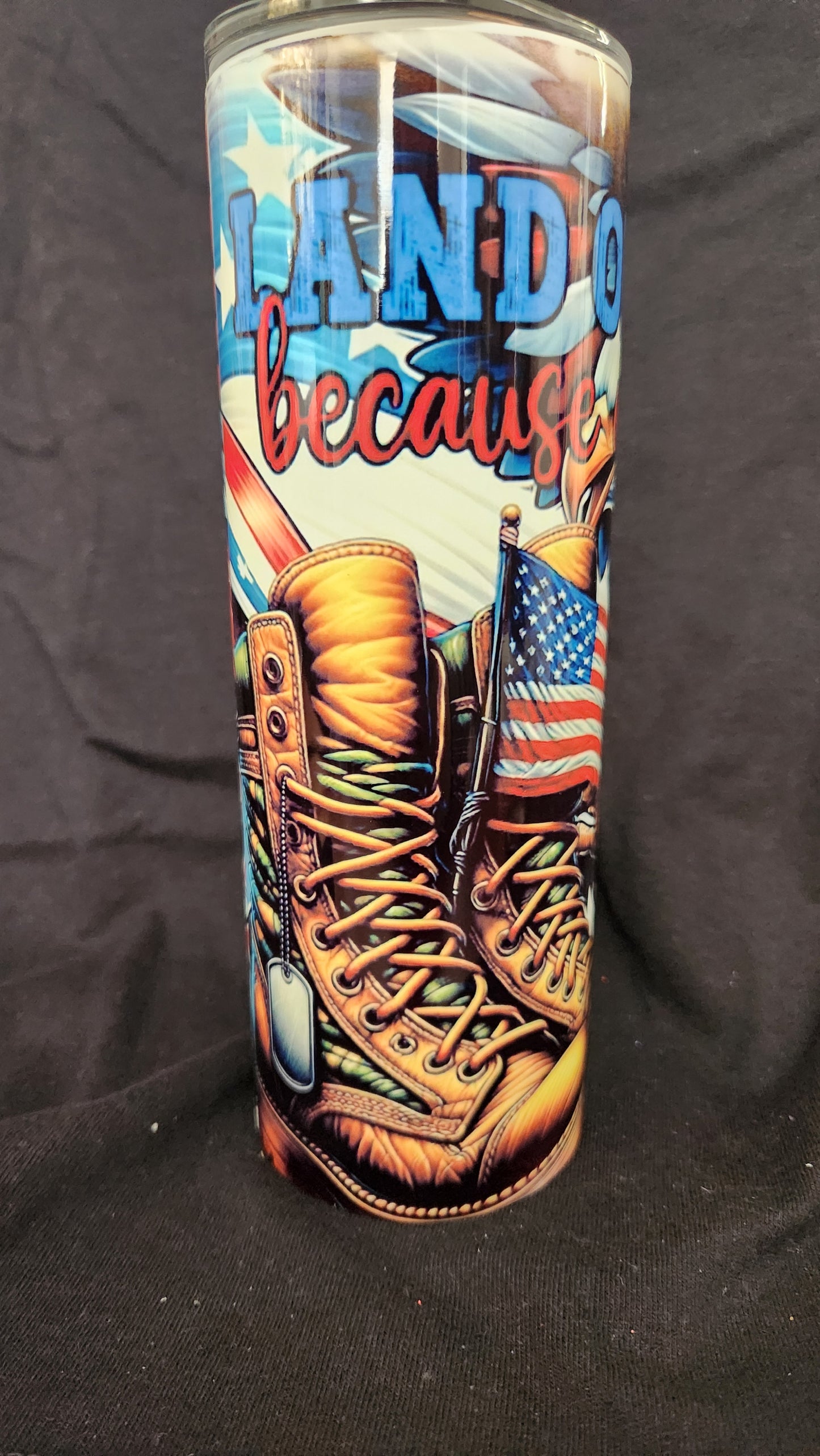 Land of free sublimation tumbler