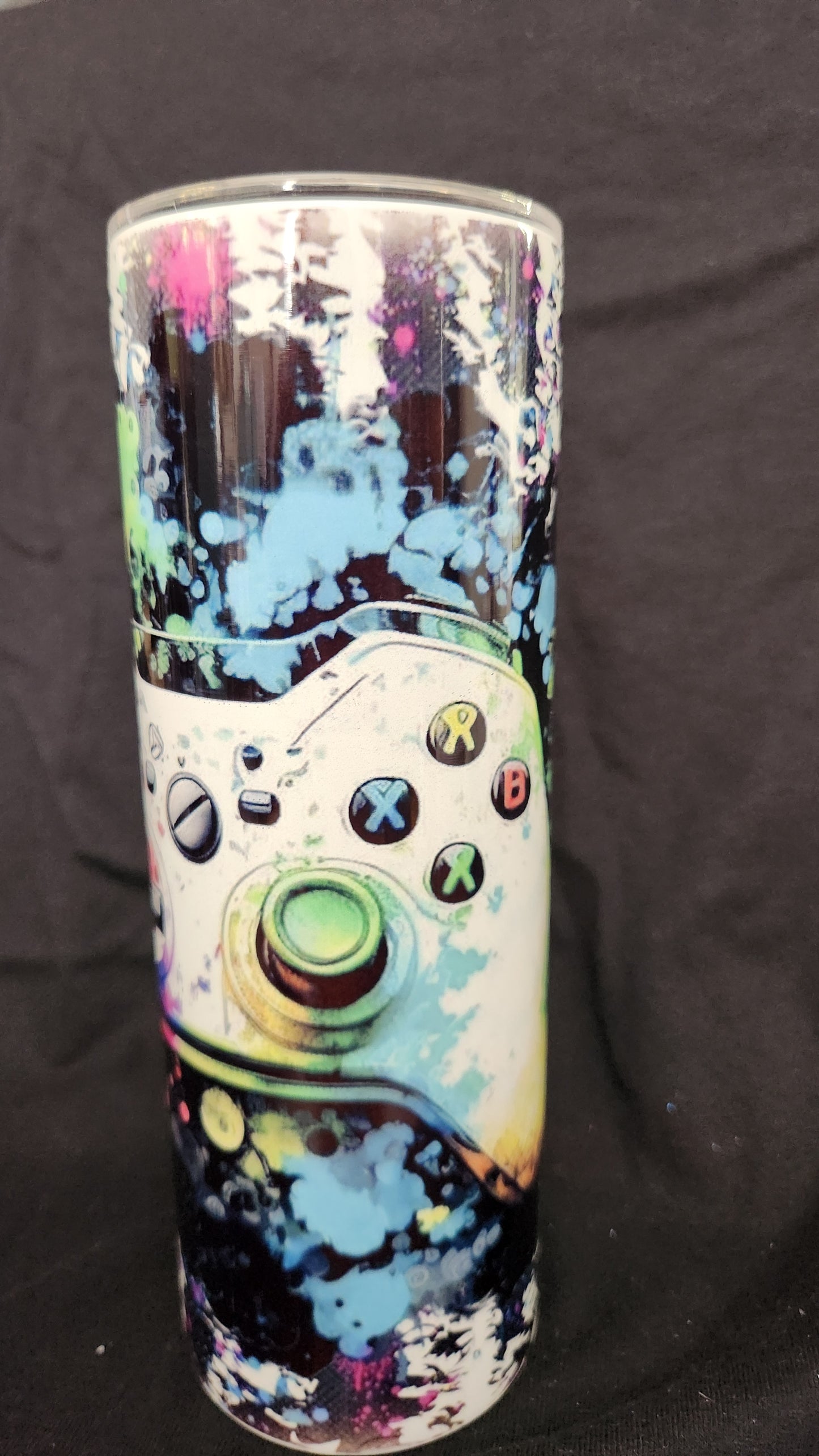 Gaming controller sublimation tumbler