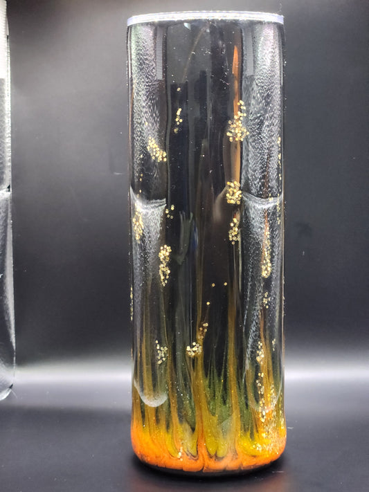 Flame 20oz skinny epoxy tumbler