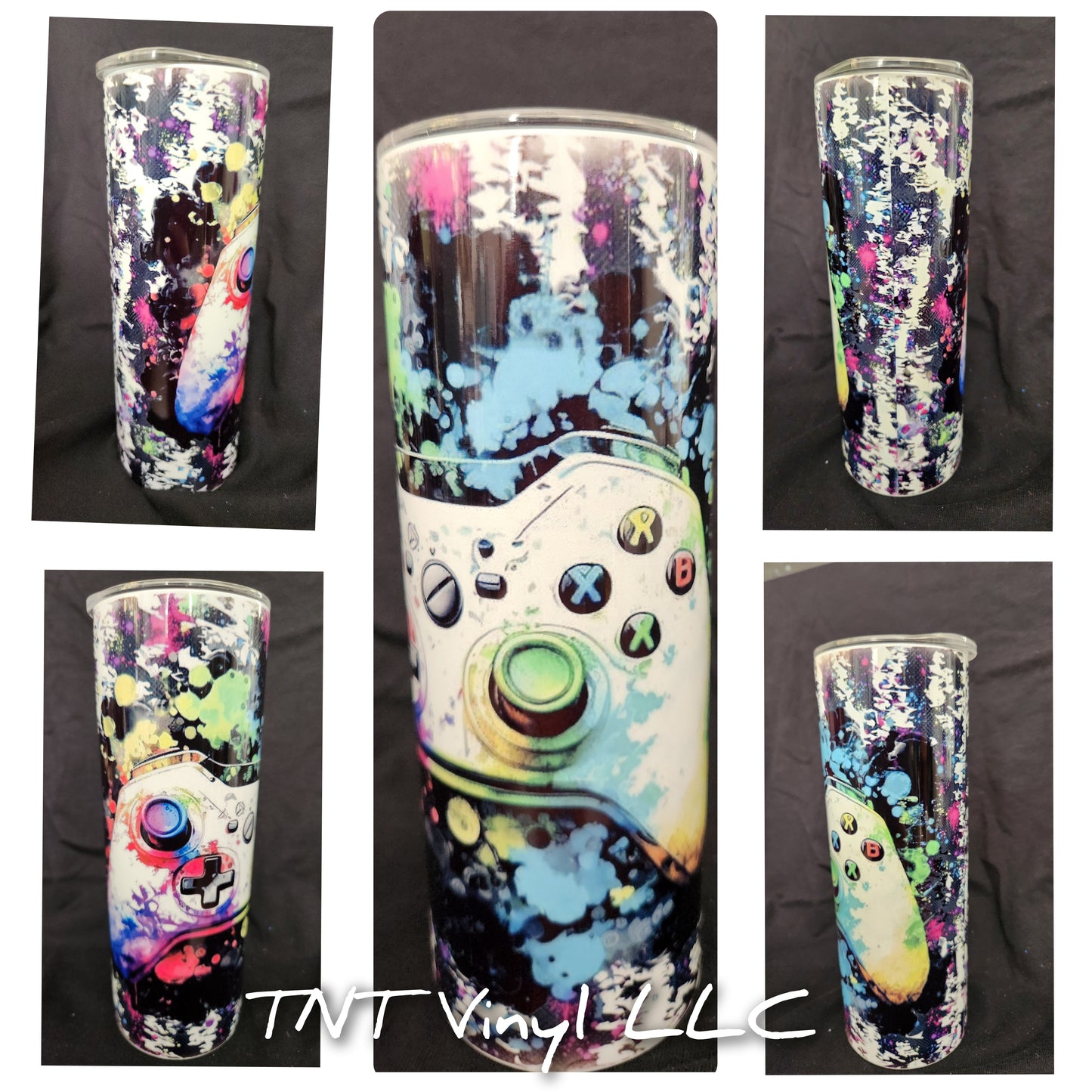 Gaming controller sublimation tumbler