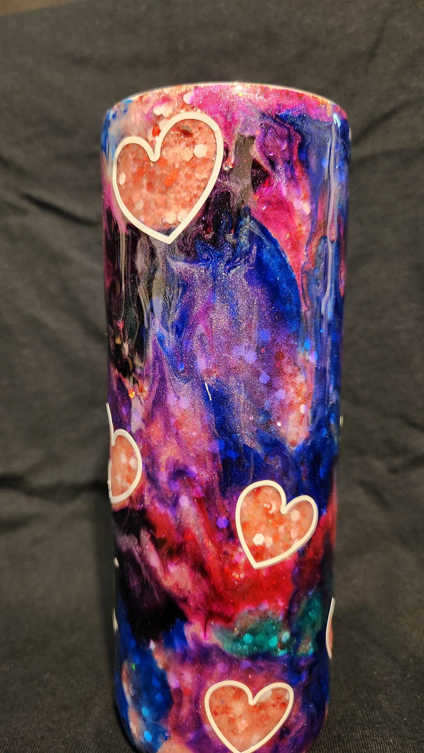 Heart Peekaboo Epoxy Tumbler